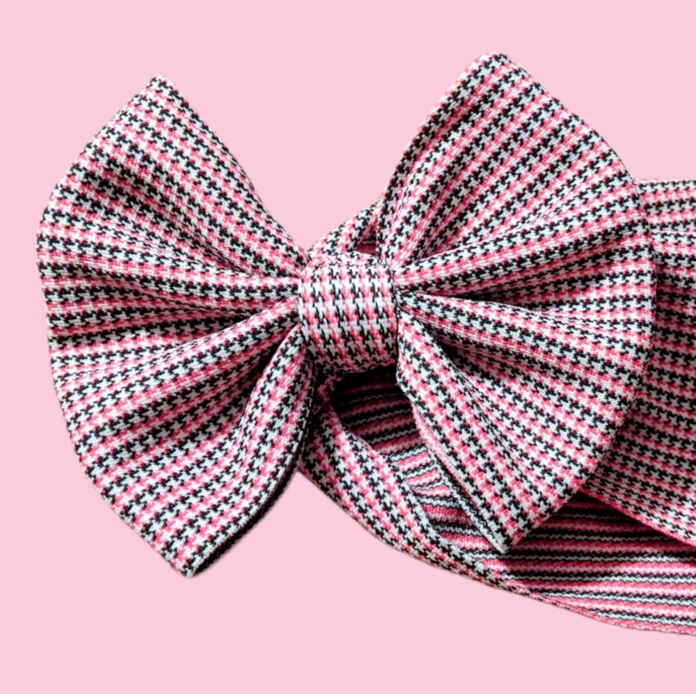 Valentine headwrap bow
